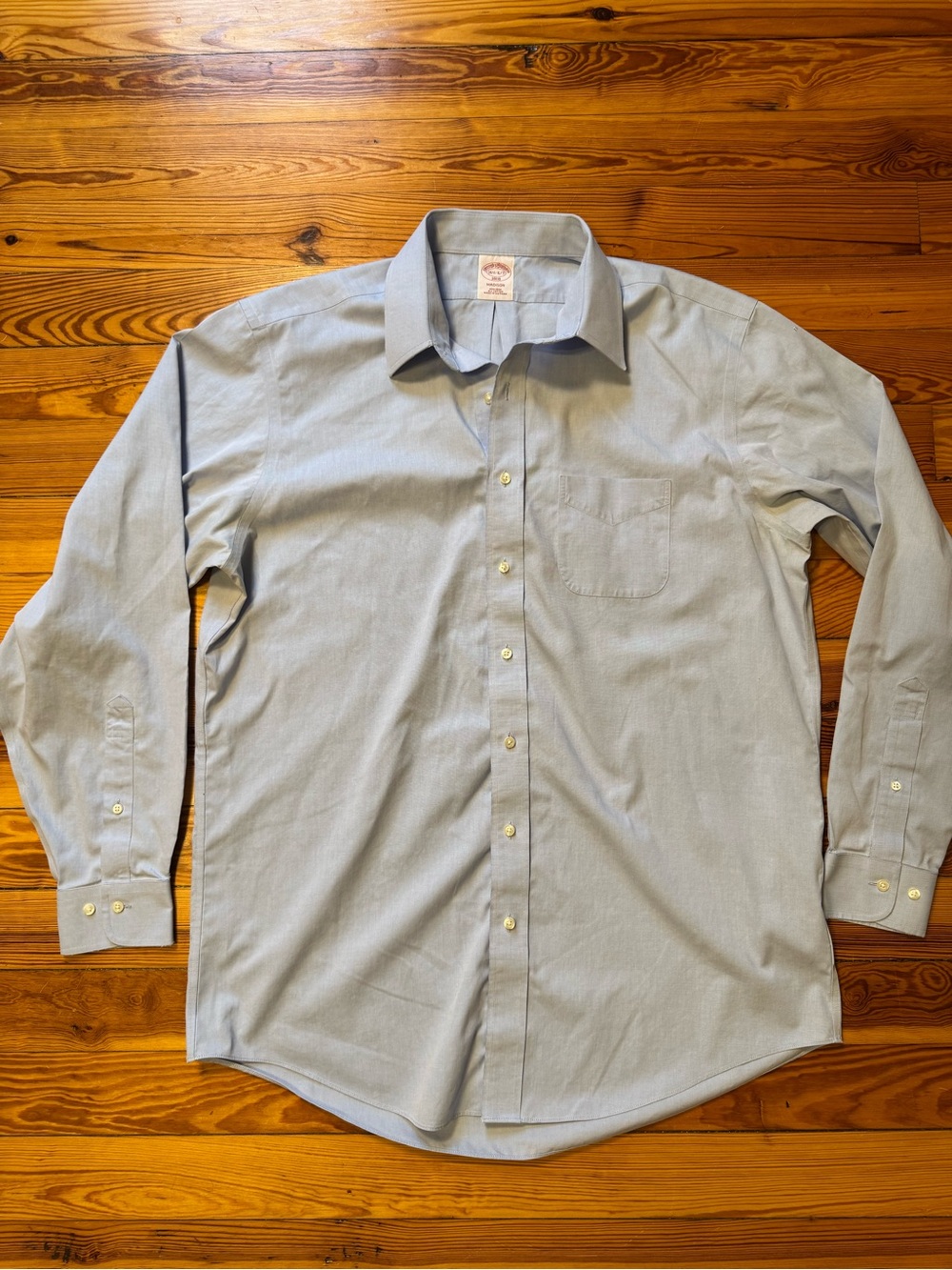 Brooks Brothers Madison Fit Light Blue Men's Dress Shirt